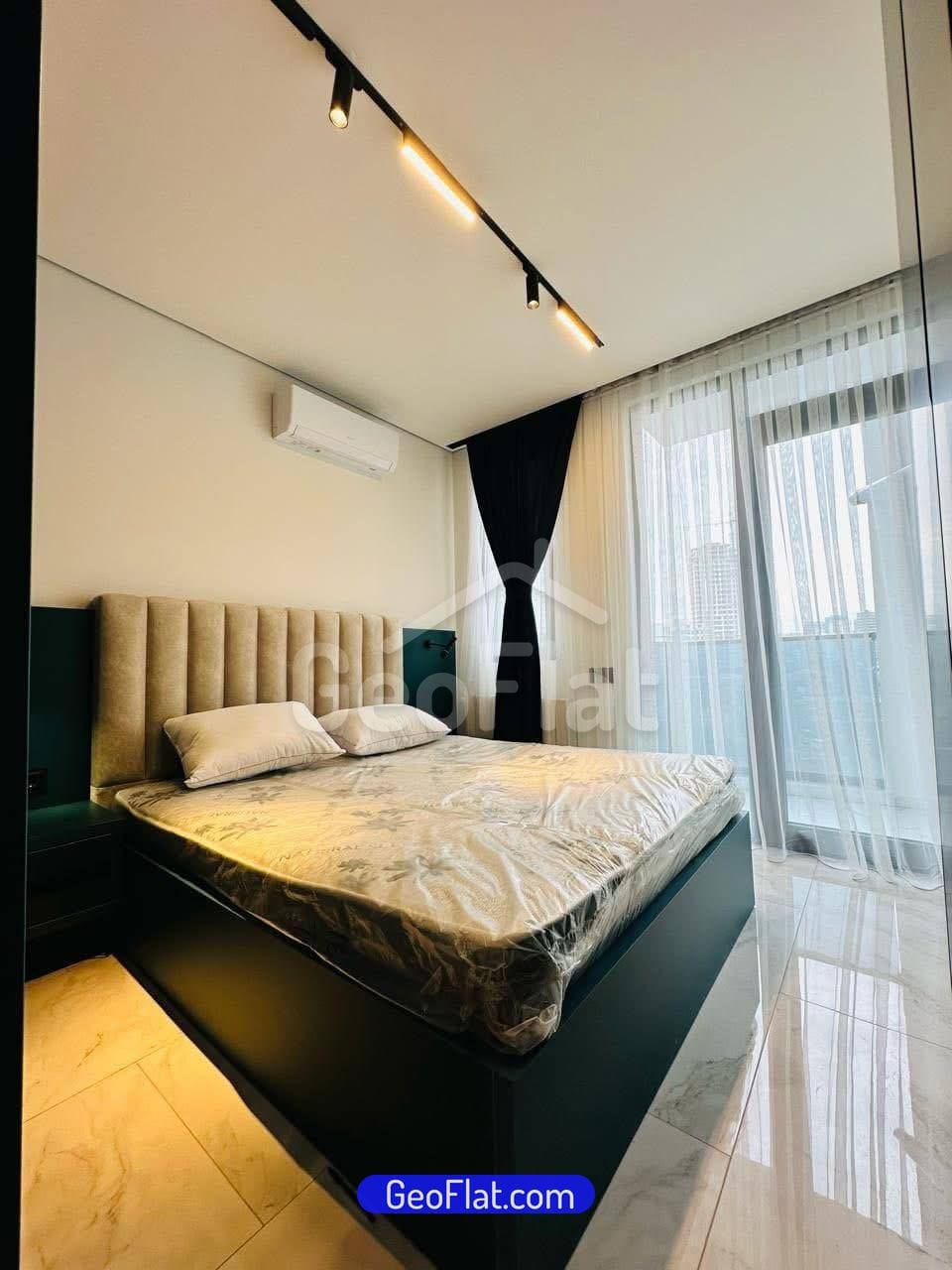 For sale: Studio, new 31 m², furnished and equipped with appliances on Grigola Lortkipanidze Street, Batumi — $52,500.