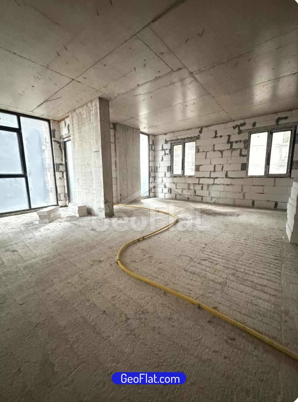 For sale: Apartment — 3-room in a new building on Sherifa Khimshiashvili Street, Batumi; 68.4 m², shell finish — $100,000.