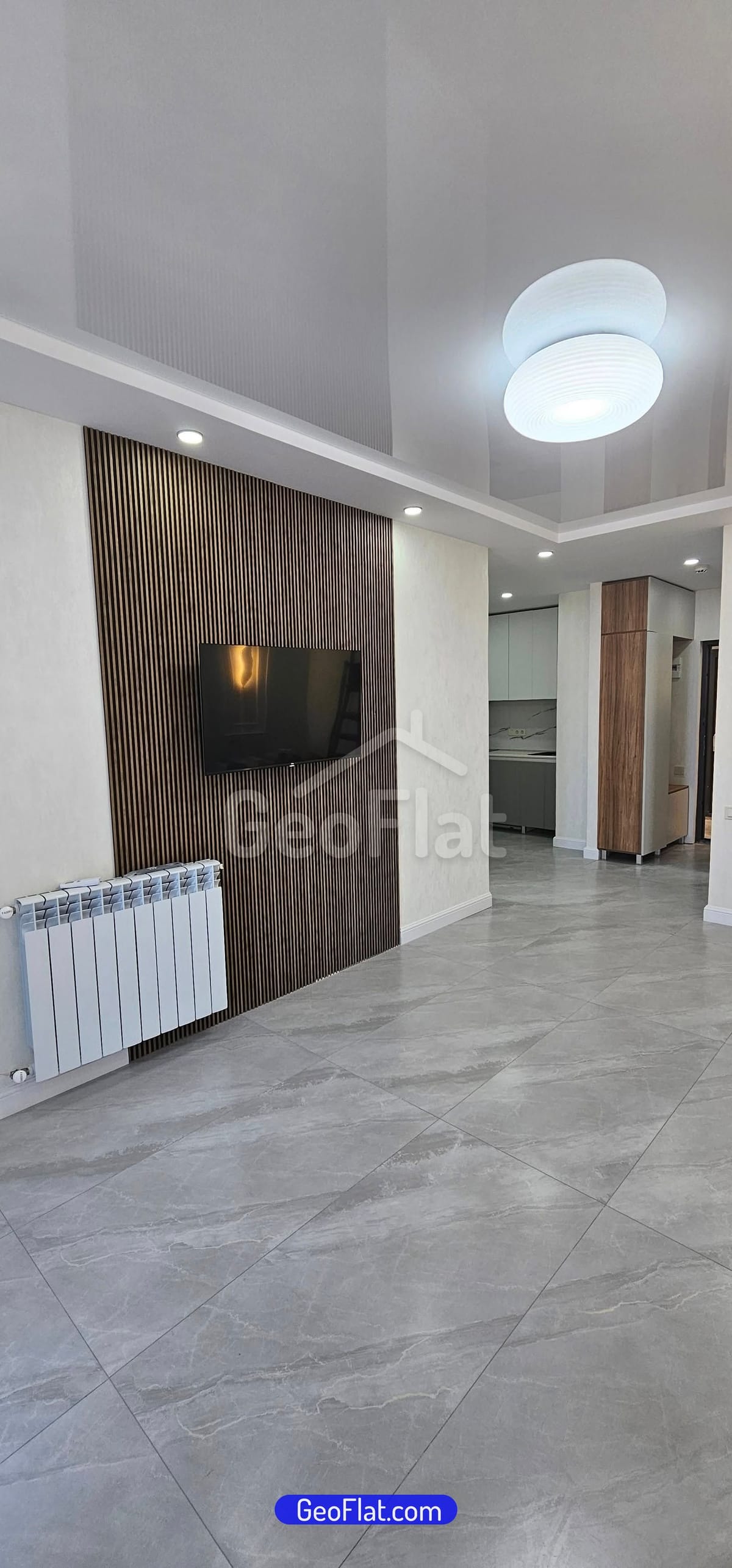 For sale: Apartment, new 3-room, 58.1 m², furnished with appliances on Zhuli Shartava Avenue, Batumi — $115,000