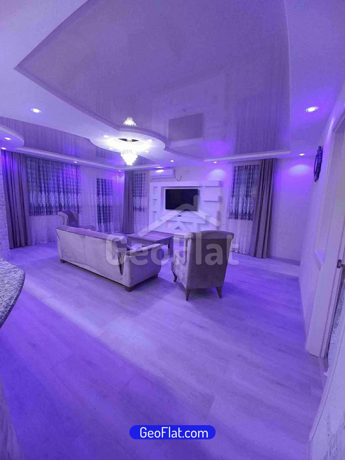 For sale: Apartment, new 3-room (102 m²) on Angisa Street, Batumi — furnished with furniture and appliances, $147,000.