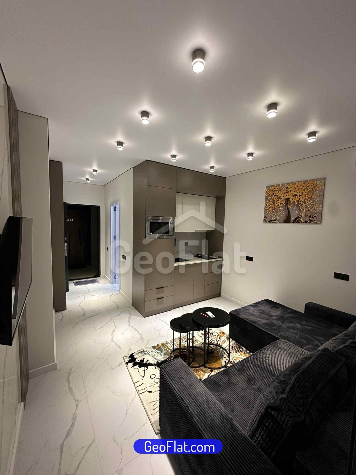 For sale: Studio, 33 m² on Sherif Khimshiashvili Street, Batumi — fully furnished with appliances, $61,000