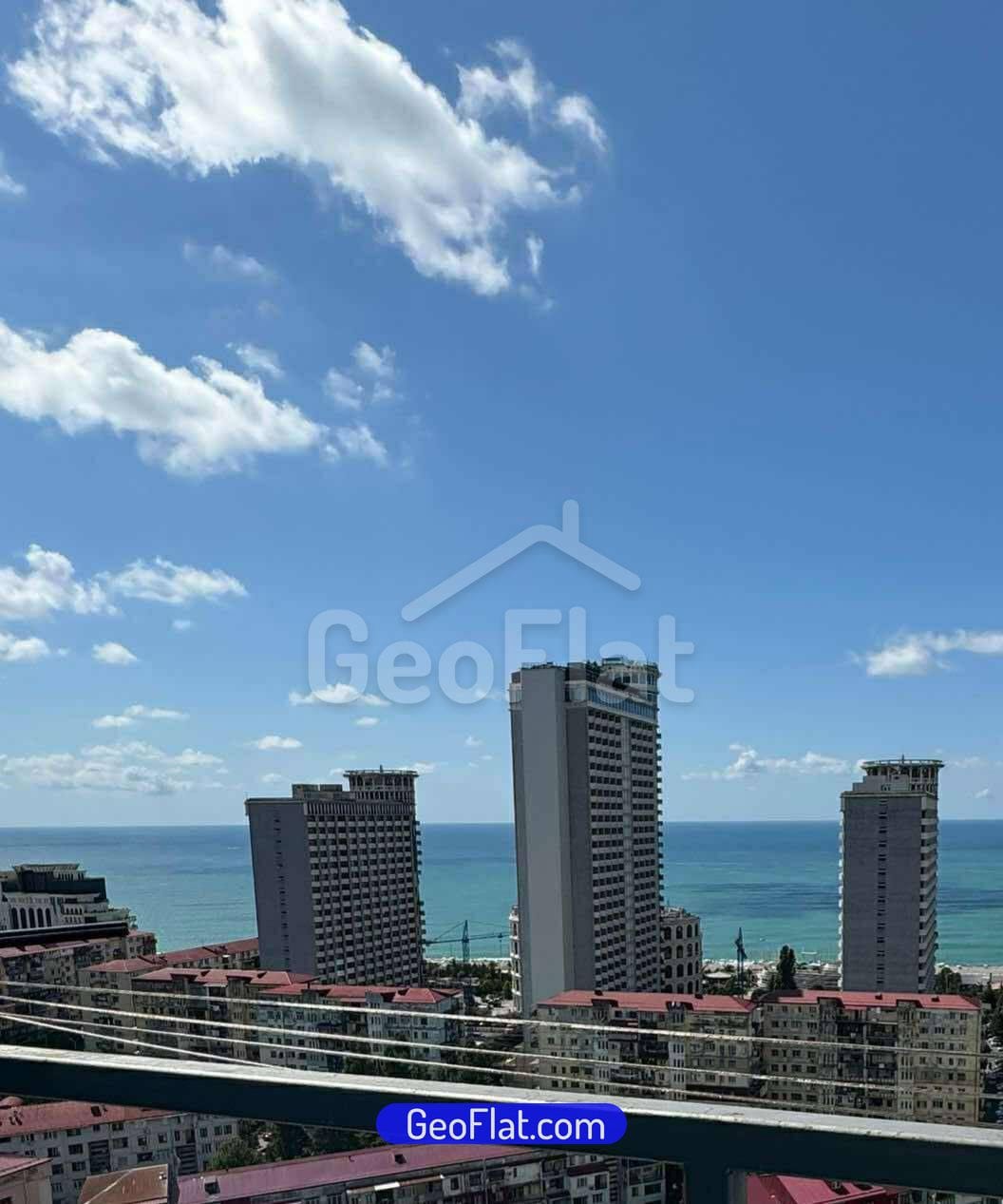 For sale: Apartment, new 2-room (42 m²) on Niko Pirosmani Street, Batumi — furnished with appliances, sea view, $78,000.