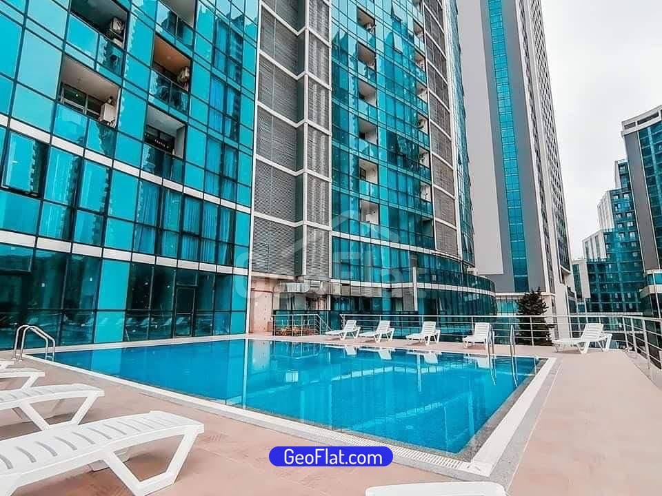 For sale: Apartment, 33 m², renovated, in new building on Giuli Shartava Avenue, Batumi — furnished with appliances, $65,500