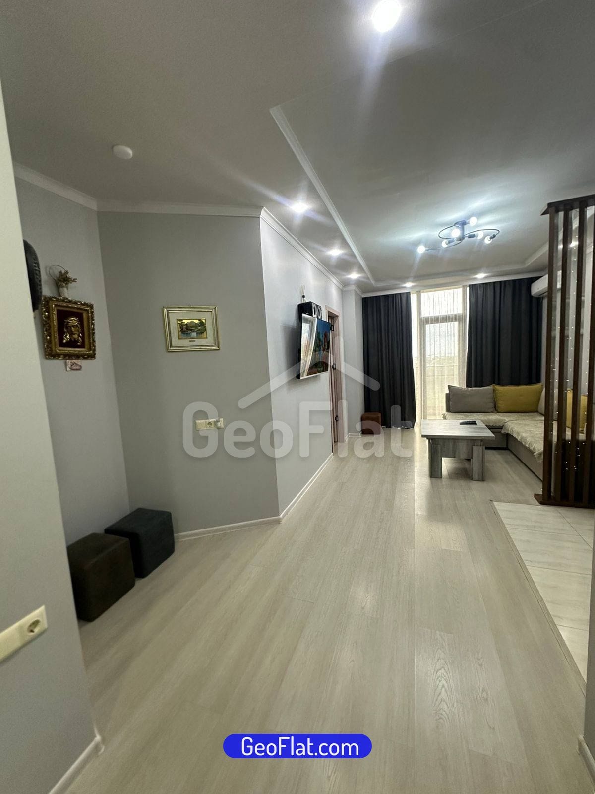 For sale: Apartment, new 3-room, 60 m² on Fridon Khalvashi Avenue, Batumi, $84,000.