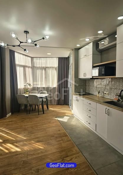 For sale: Apartment, new 2-room on Yusuf Kobaladze Street, Batumi, 48 m², sea view, furnished with appliances, $83,000.