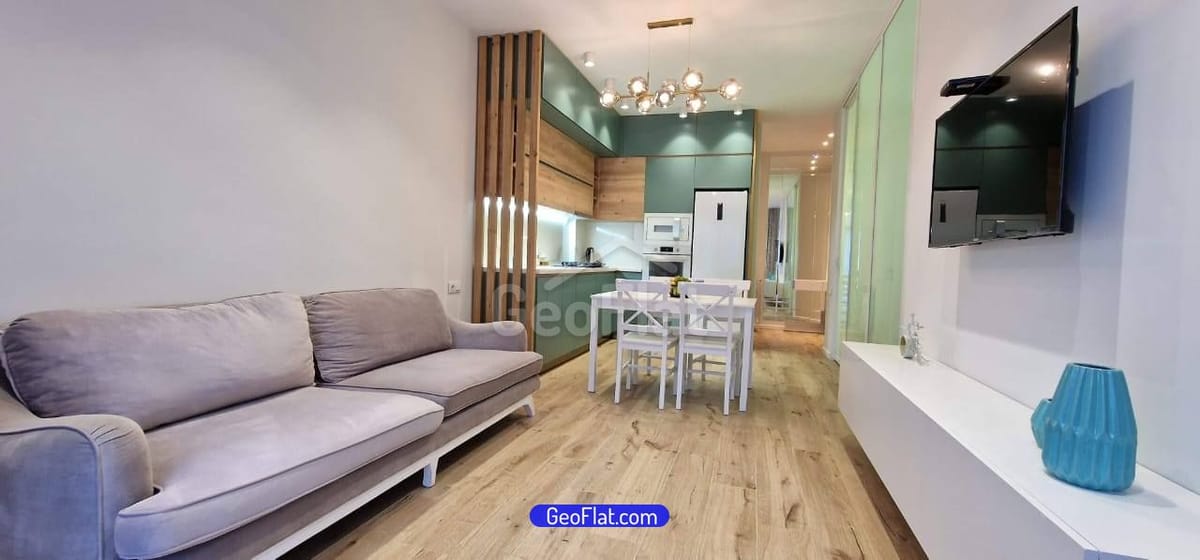 For rent: Apartment, long-term, 3-room (60 m²), furnished with appliances on Vakhtang Gorgasali Street, Batumi — $900/month