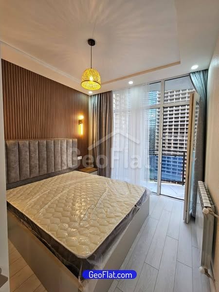 For sale: Apartment, new 3-room (2-bedroom), 53 m², sea view on Khimshiashvili Street, Batumi — fully furnished and equipped, $100,000