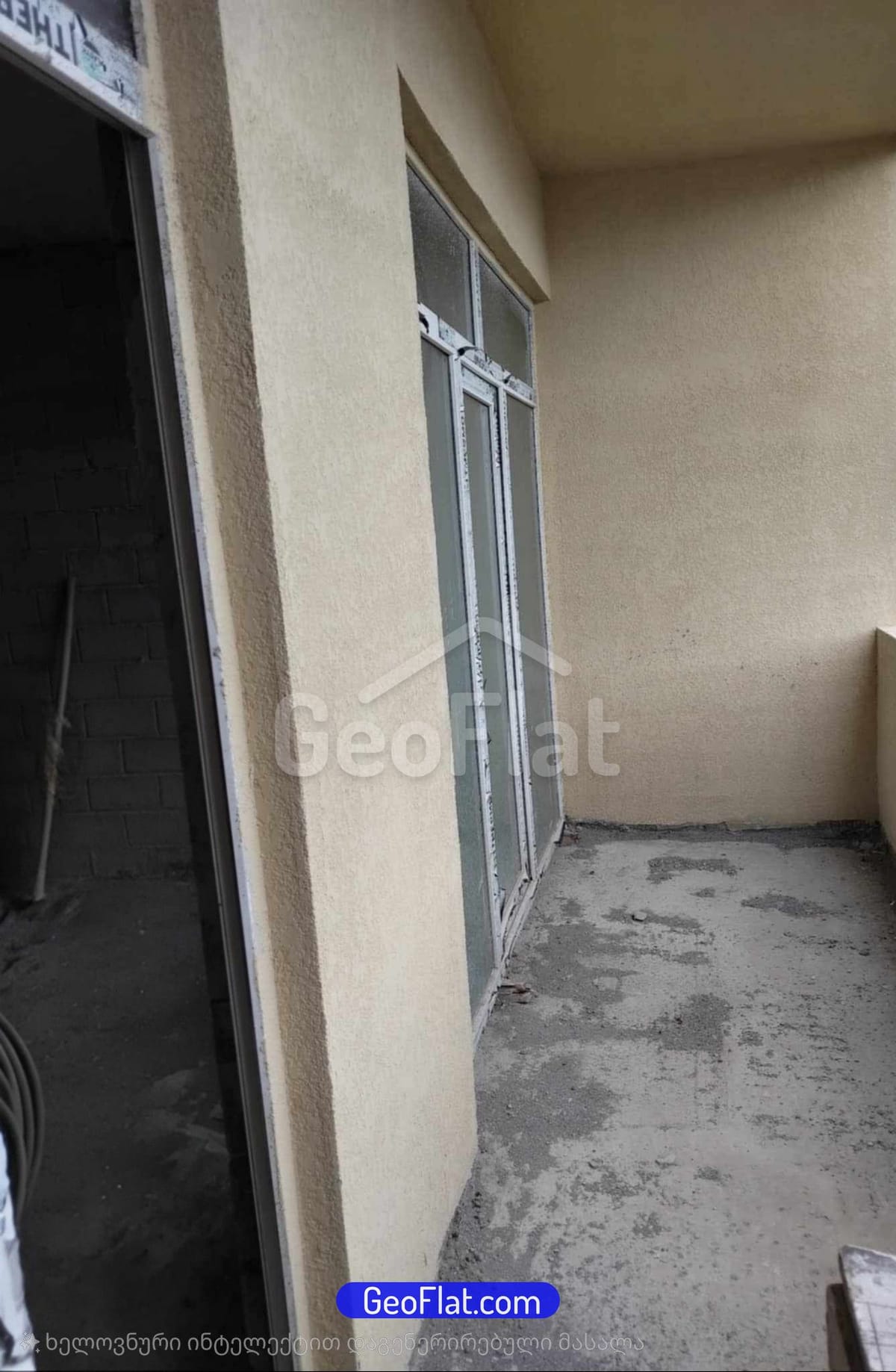 For sale: Apartment in Batumi on Mikhail Lermontov Street, 2-room, 58 m², shell condition, $58,000