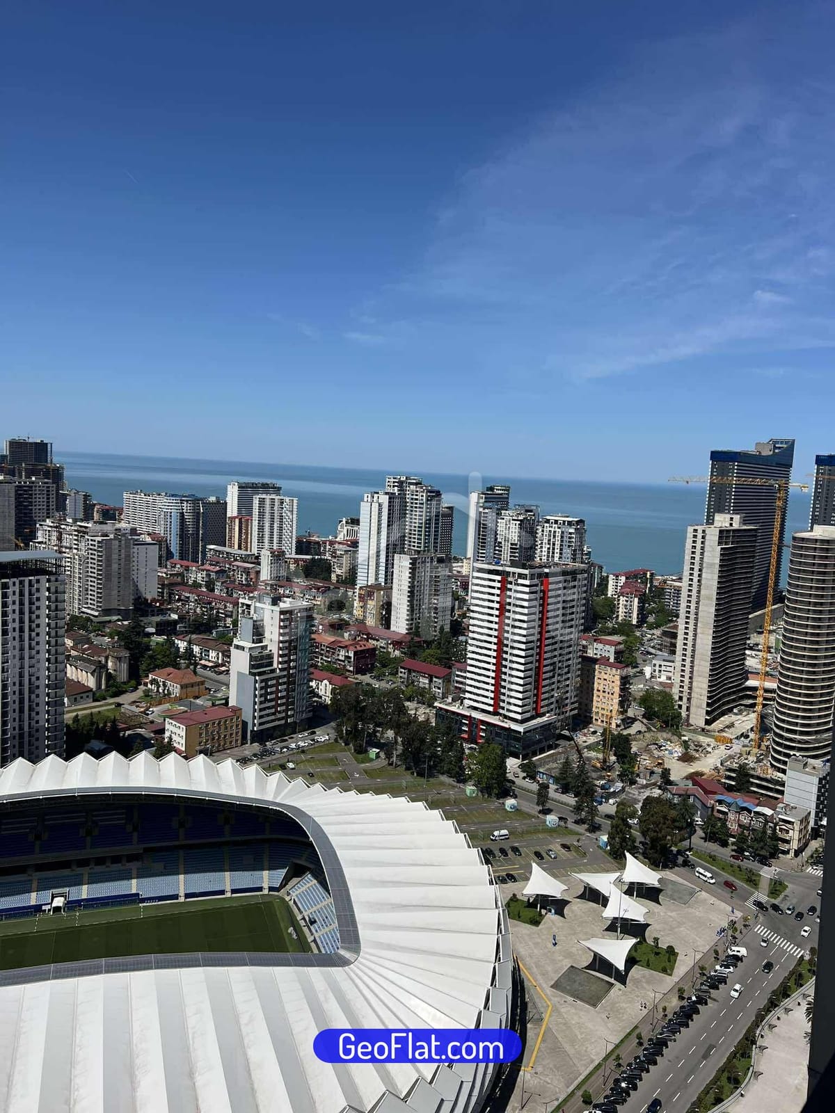 For sale: Studio, 30 m², new, on Giuli Chartava Avenue in Batumi — sea view, fully furnished, $67,500.