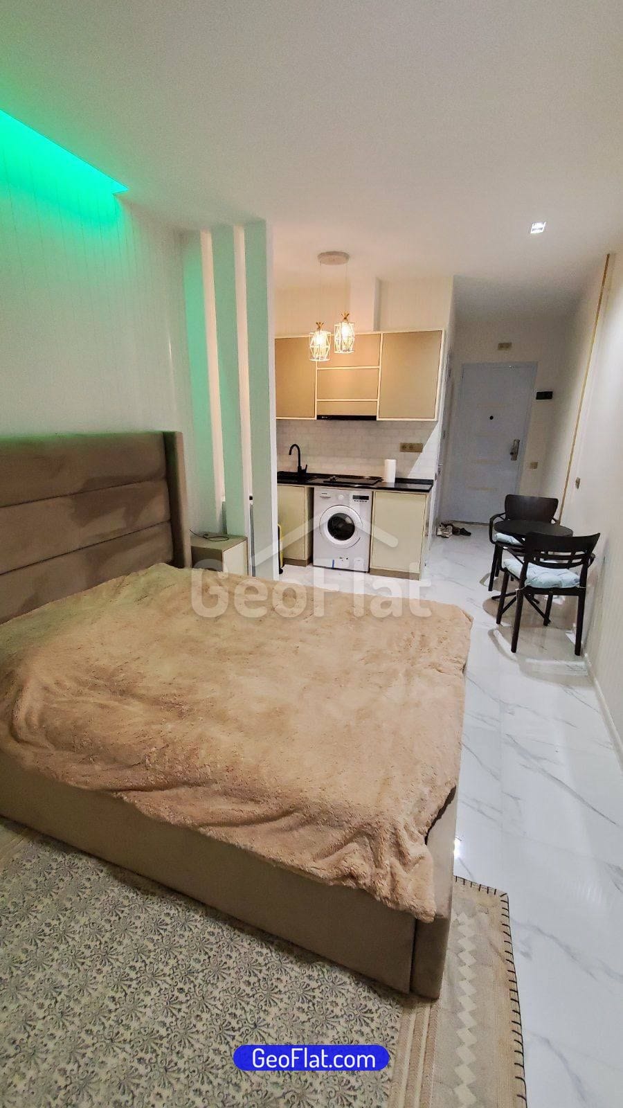 For sale: Studio, 27.4 m², new, furnished with appliances on Zghvispiris Street, Batumi — $42,500