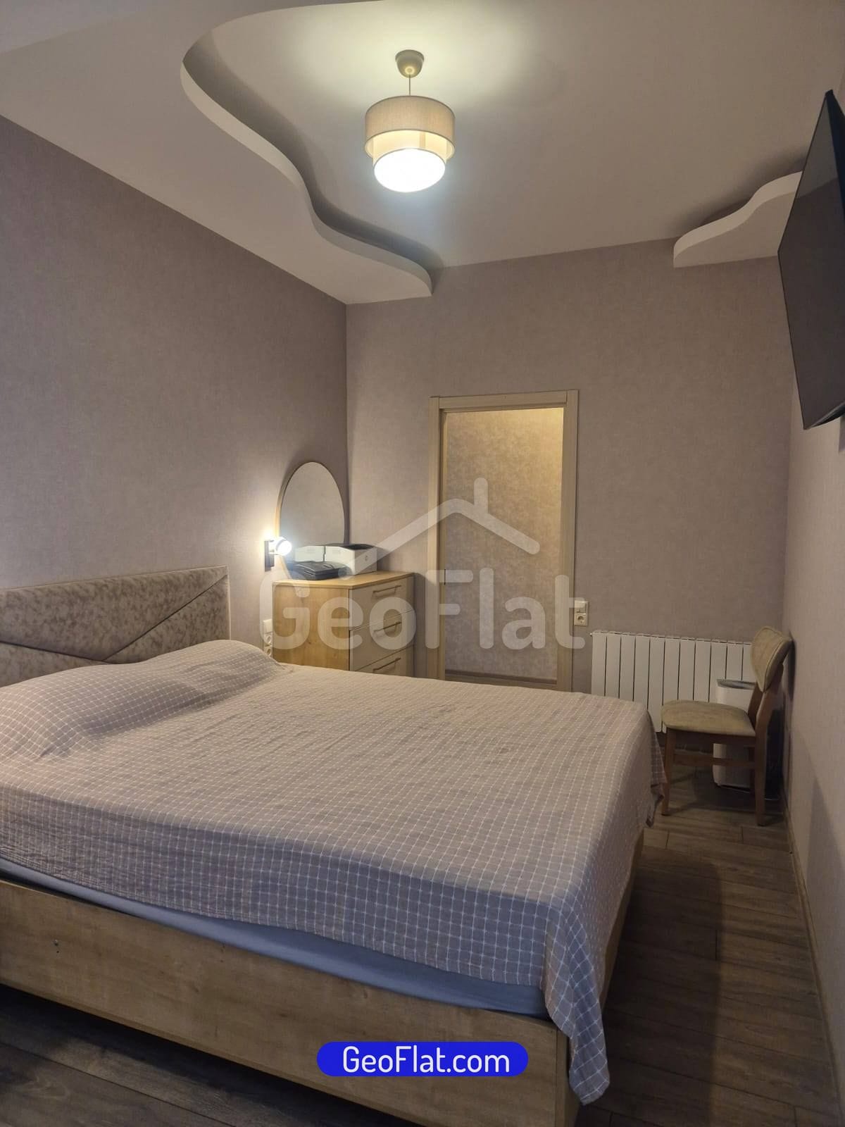 For sale: Apartment in new building on Shalva Inasaridze St., Batumi — 3-room, 80 m², euro-renovated, $142,000.