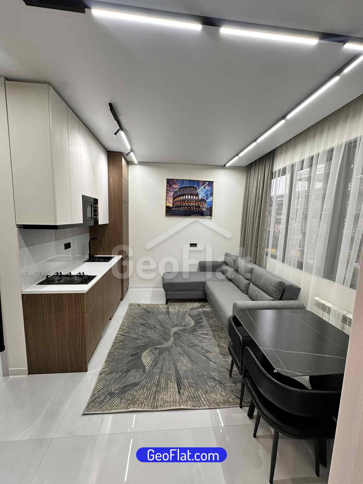 For sale: Apartment, 1-bedroom, new, furnished, 34 m² on Sherif Khimshiashvili Street, Batumi — $75,000.