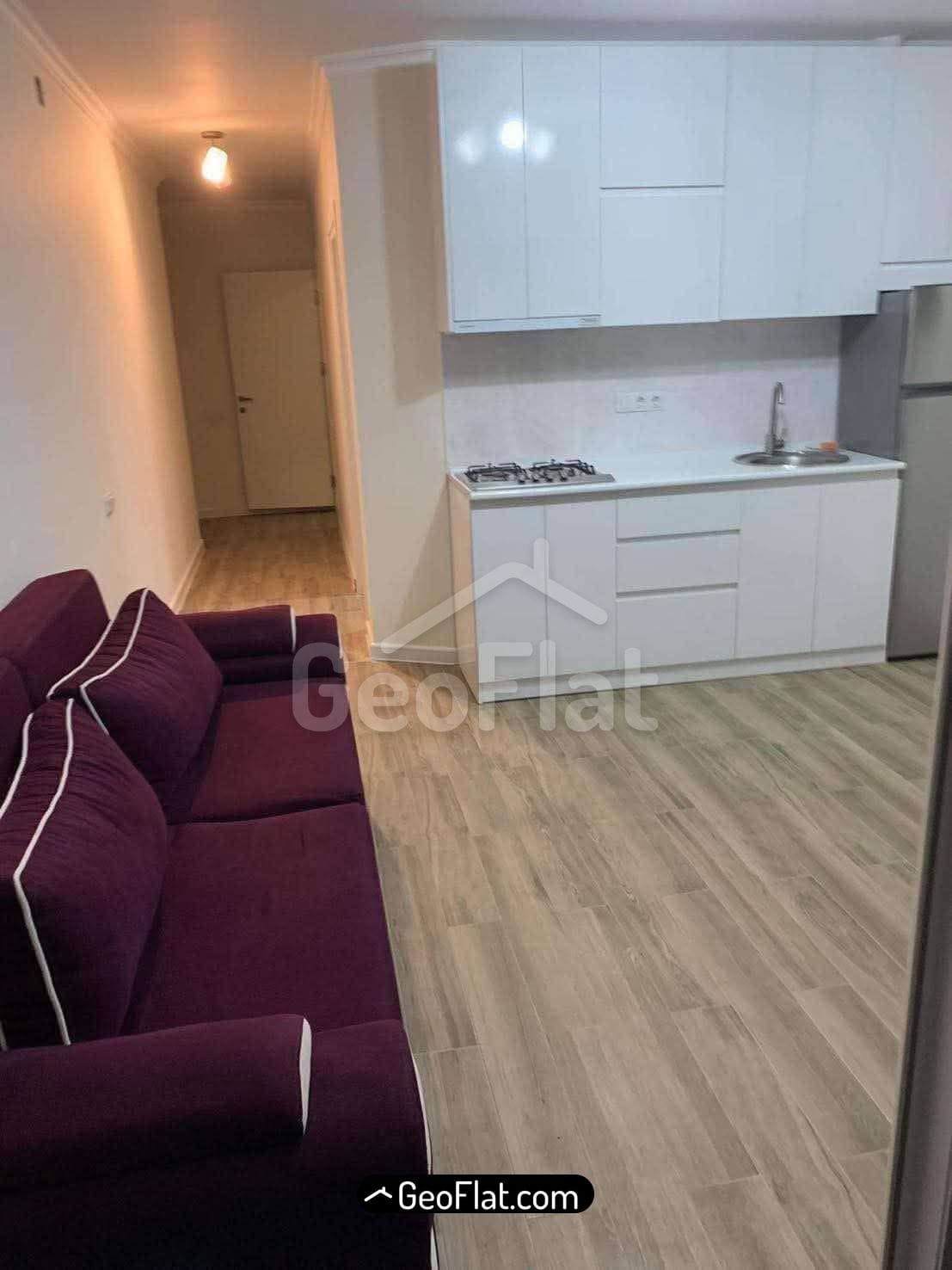 למכירה: דירה, 2 חדרים (43 מ"ר) ברחוב אנגיסה באטומי — במצב טוב, מרוהטת וכוללת מוצרי חשמל, מחיר $58,000.