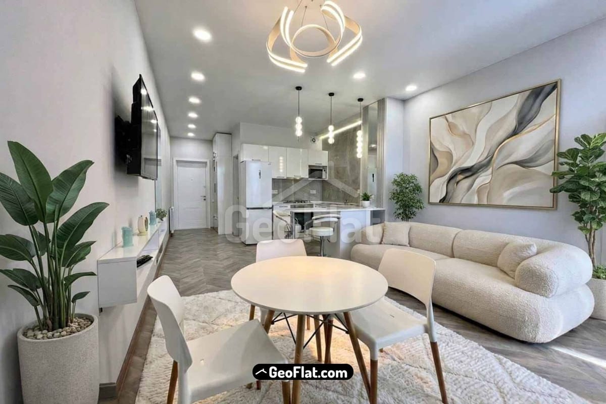 For sale: Apartment, 52.5 m², 2-room, premium renovation on Shalva Inasaridze Street, Batumi — sea view, $108,000.